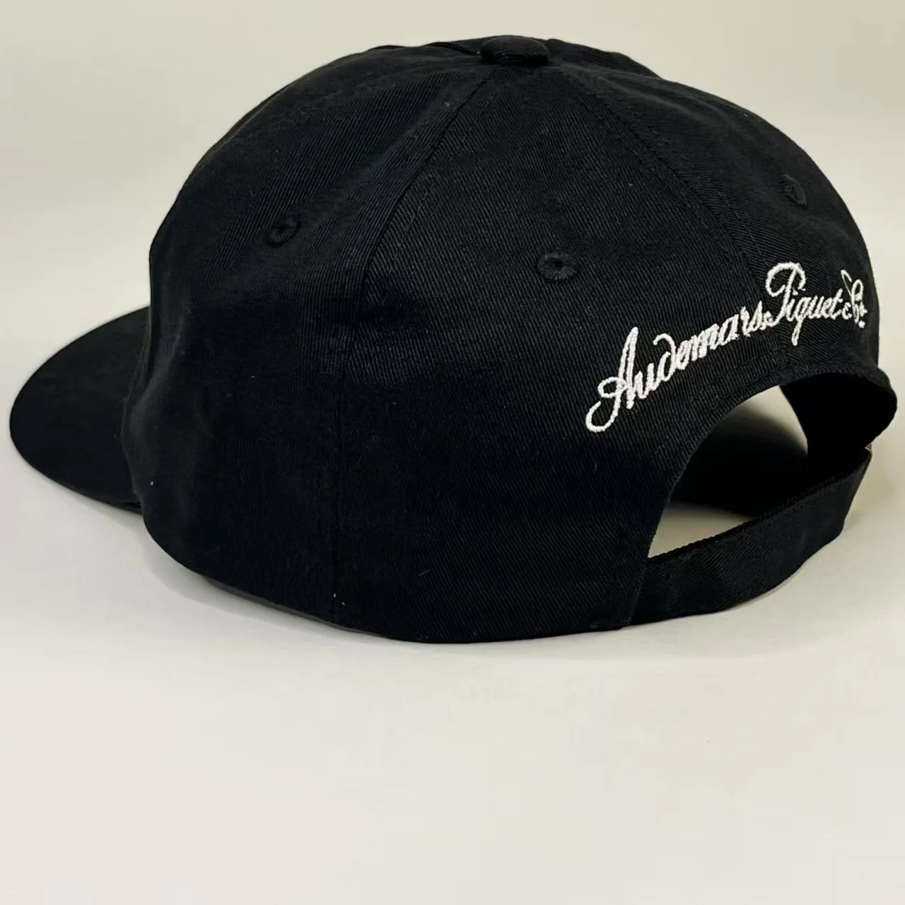 Audemars Piguet x Varsity Black Cotton Baseball Cap with AP Logo